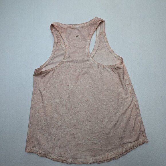 Lululemon Tank Top Summit Wash Smoky Topaz  Color Tan Pink - Picture 5 of 5